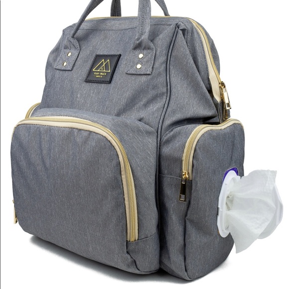 ✨New Gray Diaper Backpack✨ - Picture 7 of 8